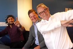 Watch: David Lloyd pull-off some "Bhangra" moves alongside Harbhajan Singh
