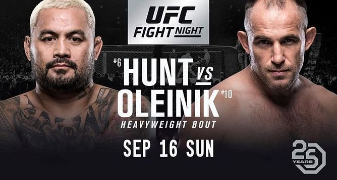 UFC Fight Night 136 Moscow Predictions: Hunt vs Oleinik, Full Card Predictions