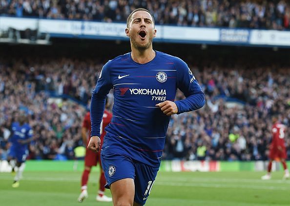 Hazard continued his sublime start to the season with another goal