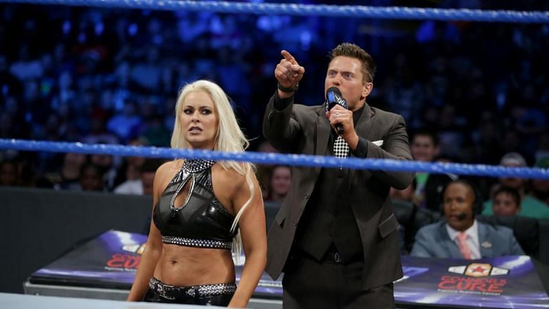 The Miz is now sporting a black eye thanks to Brie Bella 