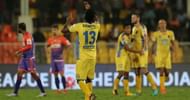 CK Vineeth celebrating a late goal against Pune