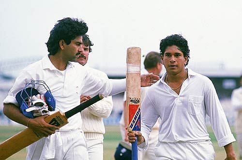 Sachin Tendulkar Maiden Test Century Old Trafford Manchester 1990