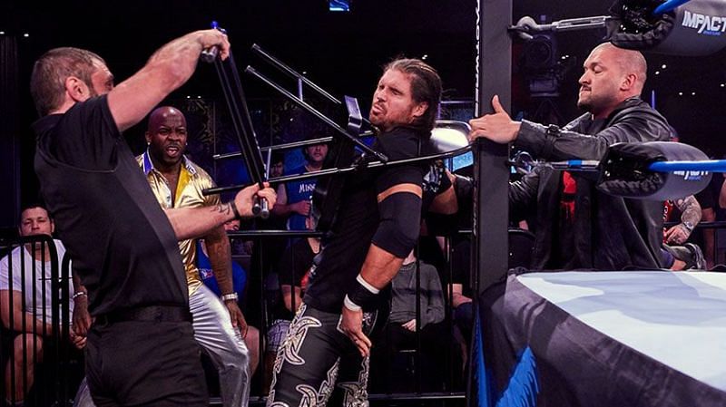 Austin Aries, Moose and Killer Kross respond to Johnny Impact&#039;s Bound for Glory news with violence