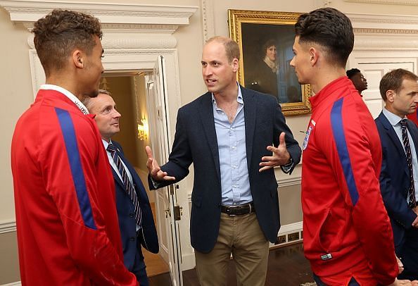 The Duke Of Cambridge Hosts Reception For The Under-20 England Football Team