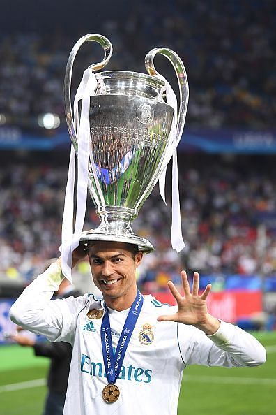 Ronaldo has won the UEFA Champions League on five occasions