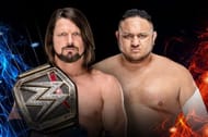 Image result for aj styles samoa joe match