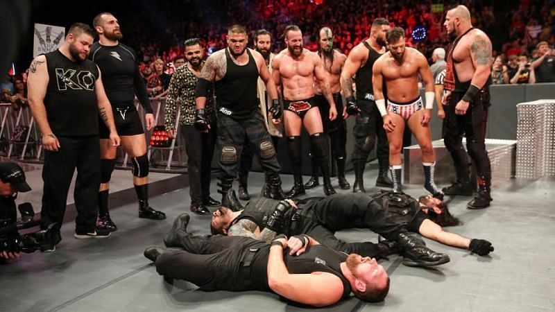 RAW against The Shield