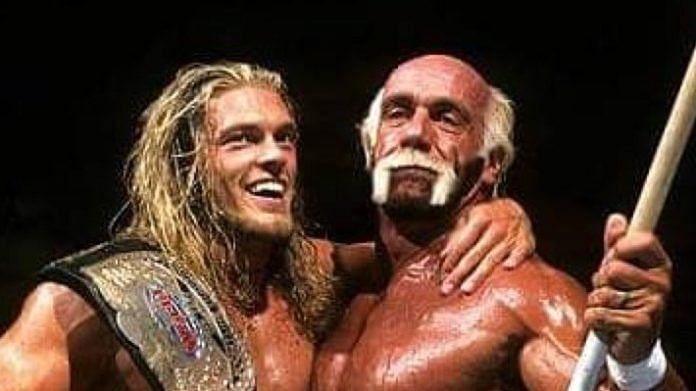 Edge and Hulk Hogan