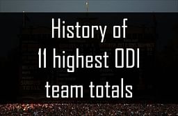 11 highest ODI team totals in history