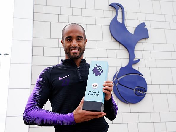 Lucas Moura Wins the EA Sports Player of the Month Award - August 2018