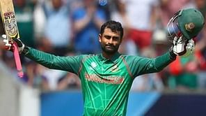 Asia Cup 2018: Tamim Iqbal walks out to bat with a broken wrist
