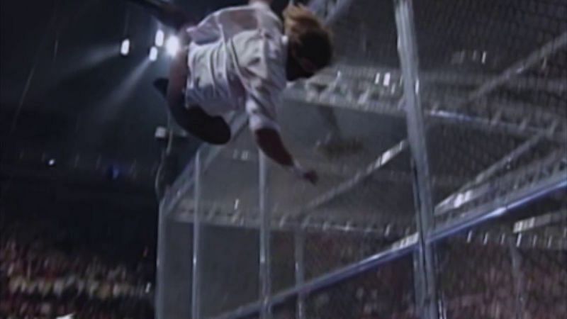 Mick Foley could reinact his historic fall from Hell in a Cell