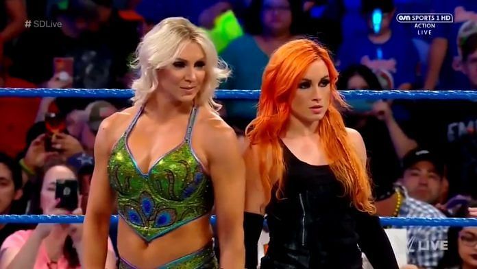 Charlotte defended her title against Becky Lynch and Carmella last night