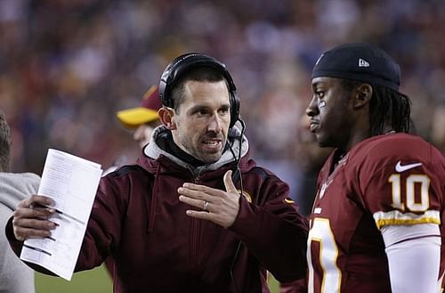 Image result for RG3 and kyle shanahan