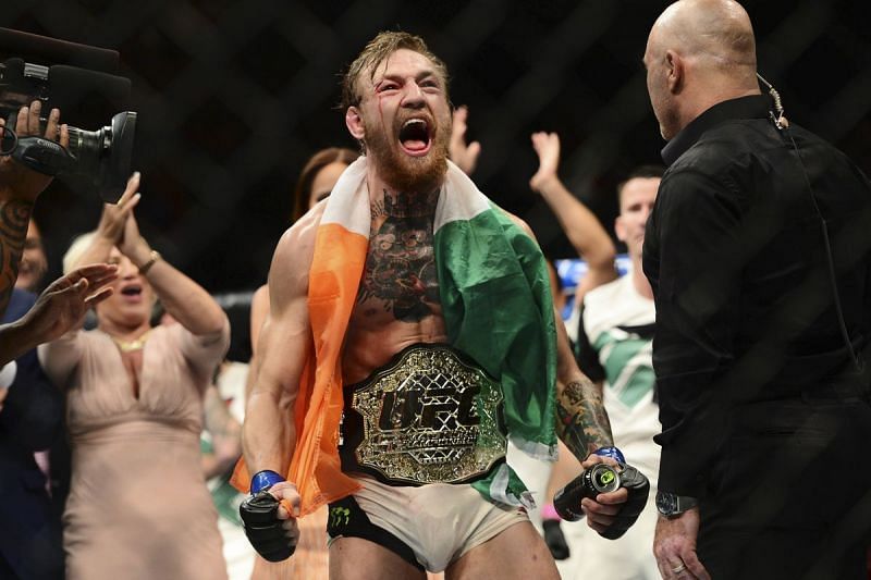 McGregor wins amid wild scenes at UFC 189