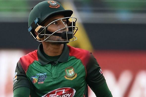 Mushfiqur went to play a reverse sweep and saw himself dismissed