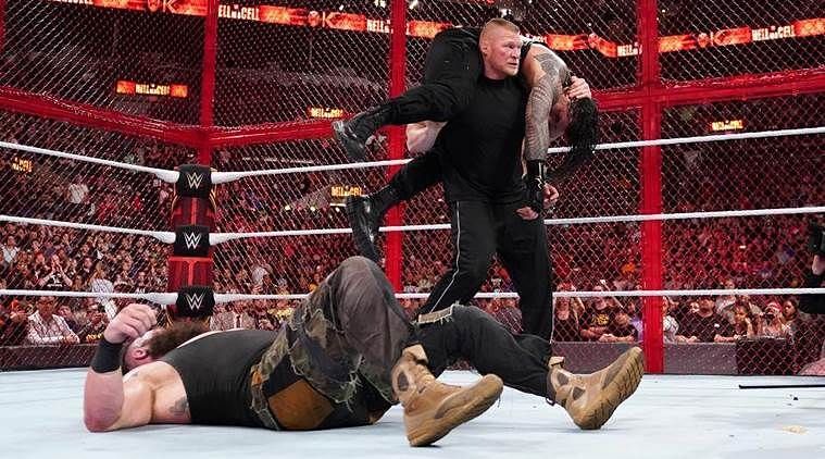 Former Universal Champion Brock Lesnar made an Impact at the WWE Hell in a Cell