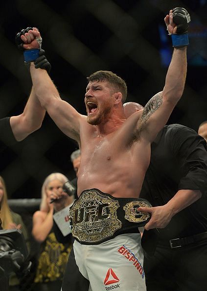 Michael Bisping wins the Middleweight Championship