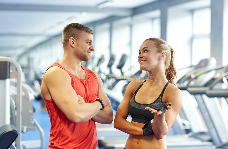 The only verbal communication in the gym should be between you and your trainer