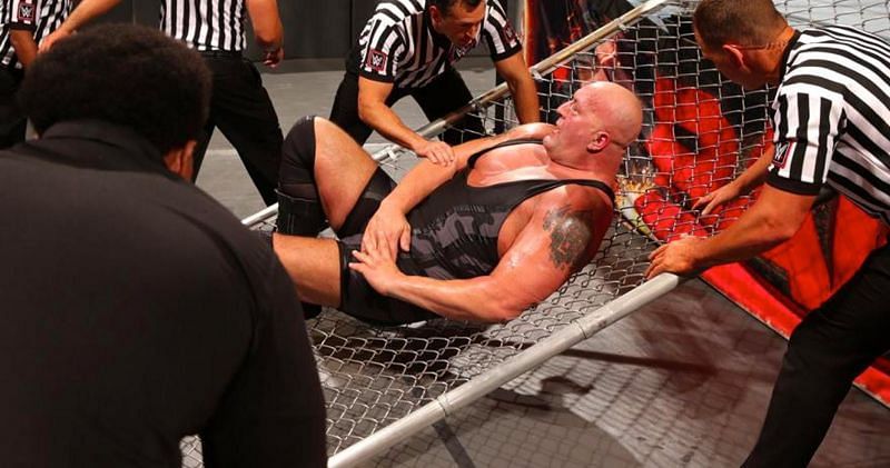Braun Strowman has previous for throwing people through cages