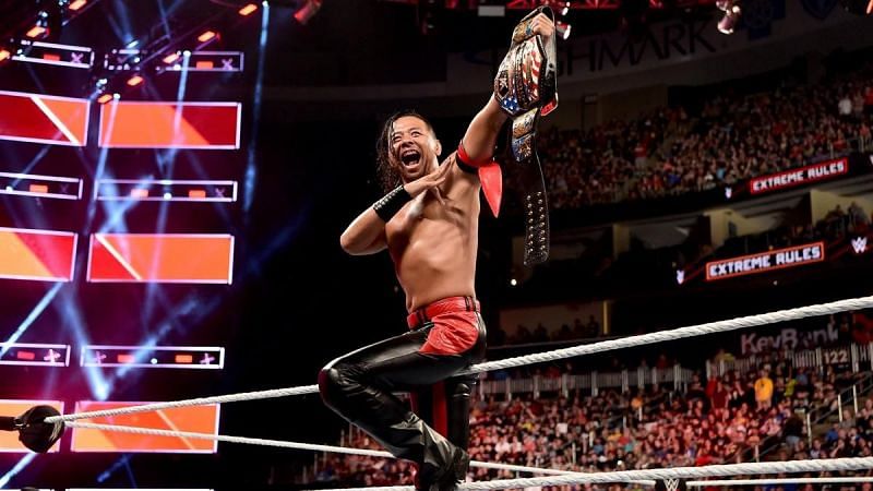 Nakamura after winning the title at Extreme Rules