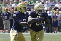 Jones leads backfield trio reshaping No. 8 Irish offense