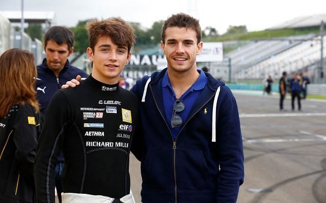Charles Leclerc and Jules Bianchi