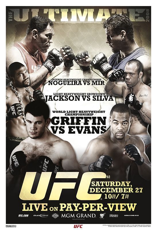 UFC 92 - Played host to eight knockout finishes