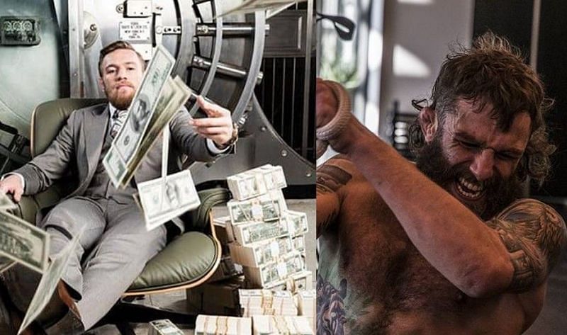 MMA superstar Conor McGregor (left) is reportedly being sued by UFC Lightweight Michael Chiesa (right)