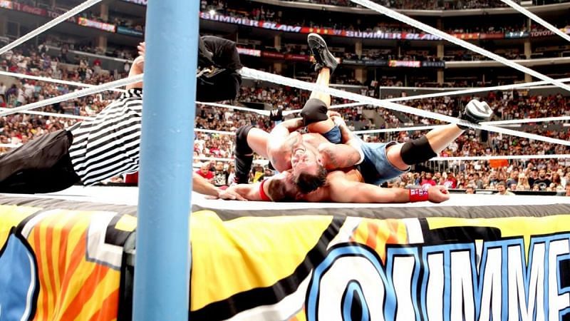 Punk and Cena both put their belts on the line at SummerSlam 2011 