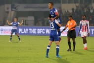 Chhetri scored a 25 yards screamer against ATK