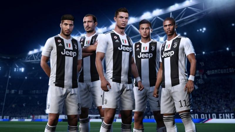 Ronaldo and Co. pose in FIFA 19 Juventus Cover