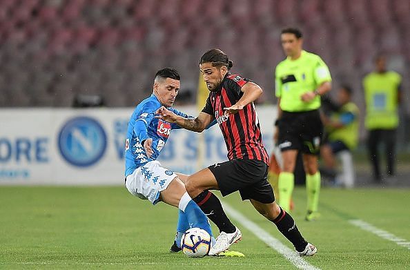 SSC Napoli v AC Milan - Serie A