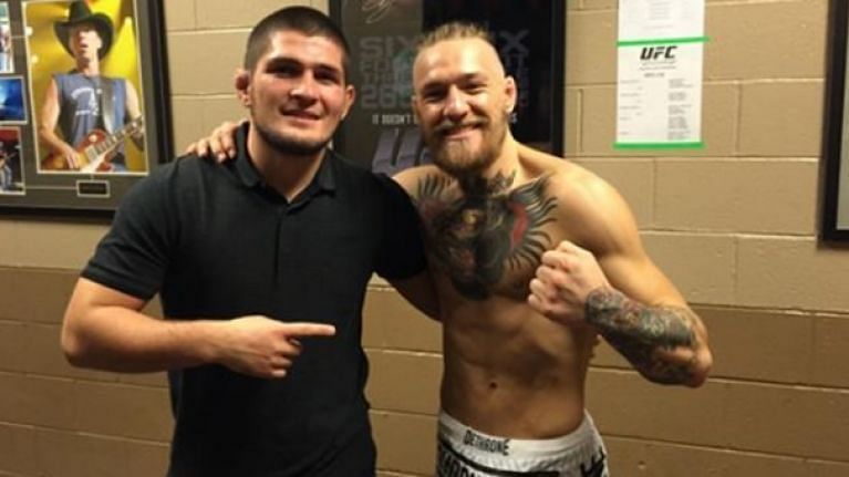 Khabib and Conor were friendly here - but is Khabib now too emotionally charged?