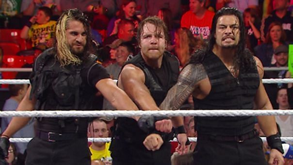 (Courtesy: WWE.com) The Shield with its infamous fist bump
