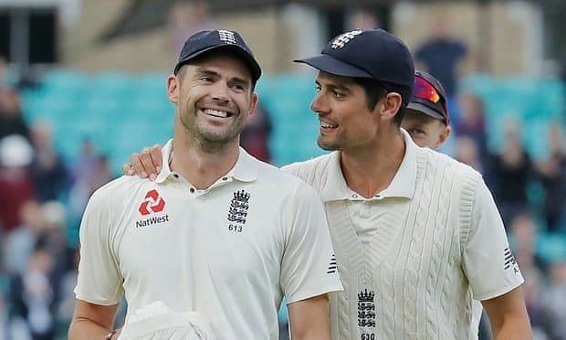 Anderson and Cook are among the greatest cricketers to have represented England