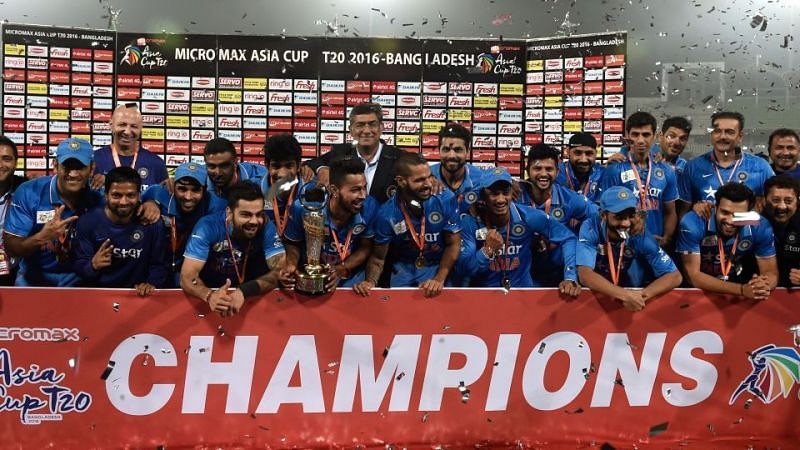 India is the defending champions of Asia Cup.
