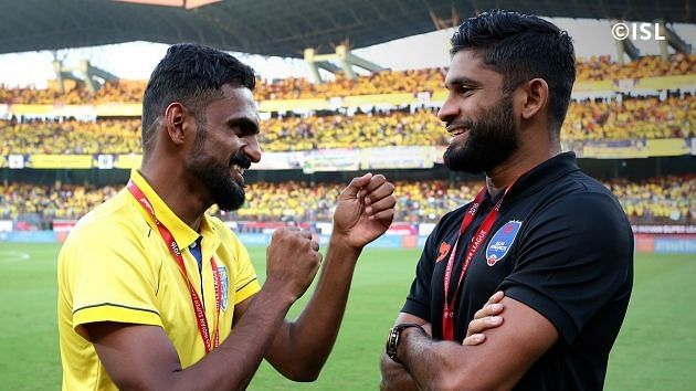 Vineeth with new recuit Anas Edathodika