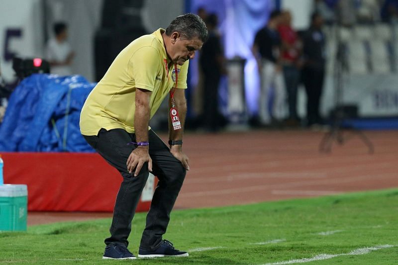 Chennaiyin coach John Gregory had a bad day at the office (Credit: ISL)