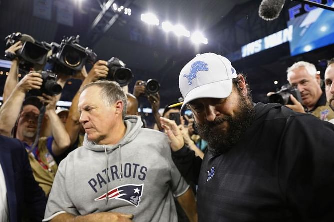 Matt Patricia-led Lions beat Bill Belichick, Patriots 26-10