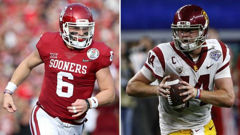 Baker Mayfield and Sam Darnold 