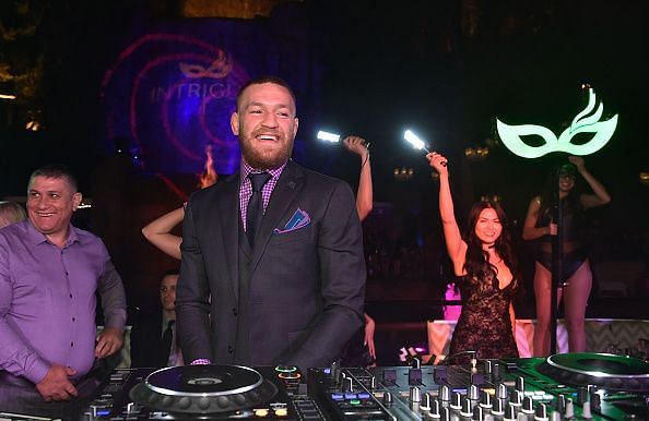 Conor McGregor Hosts At Intrigue Nightclub In Wynn Las Vegas