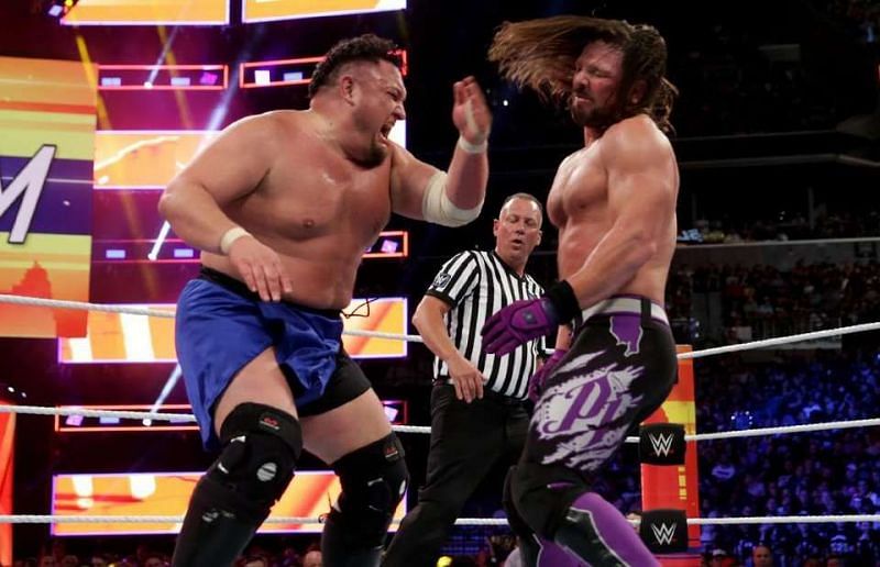 AJ Styles vs. Samoa Joe