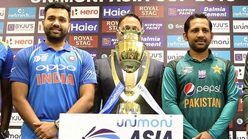 The Captains of India and Pakistan for Asia Cup 2018. 