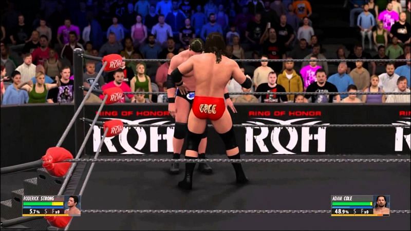 ROH fights are more technical
