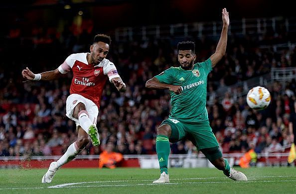 Pierre-Emerick AUBAMEYANG - 2018/19 Europa League. Group games. - Arsenal FC