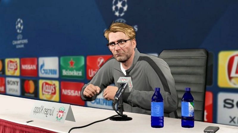 Champions League Press Conferences in FIFA 19