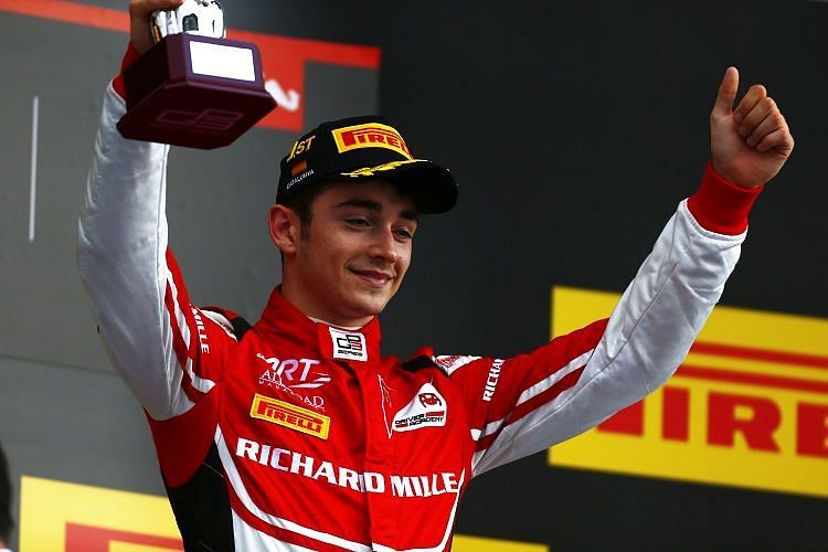 Leclerc won GP3 and F2
