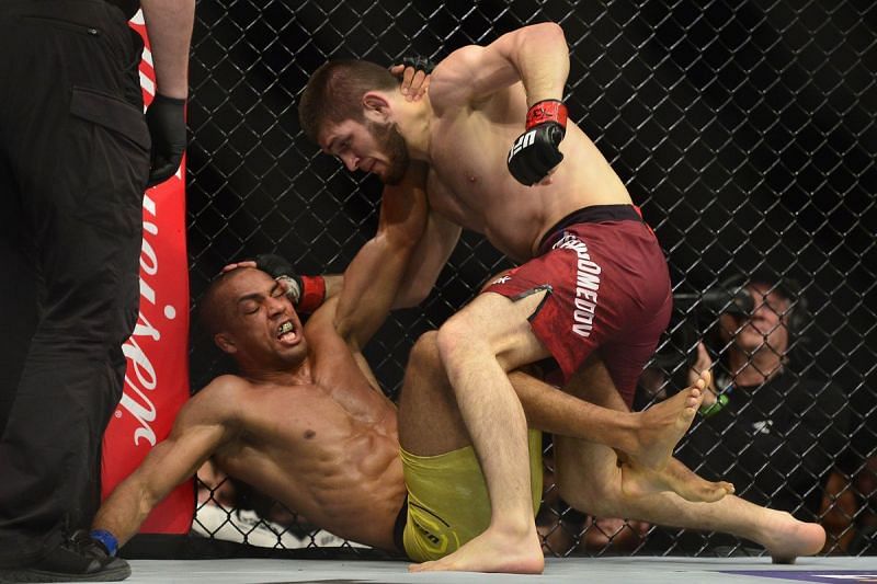Edson Barboza was destroyed by Khabib at UFC 219 in a one-sided fight