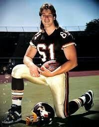 JBL as a high school footballer in Texas